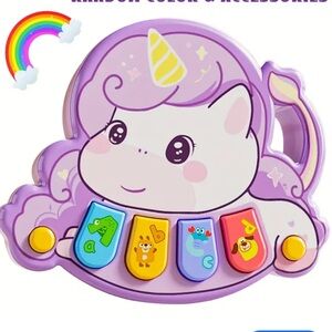 Aiyingle Purple Unicorn electronic keyboard Musical Toy for Kids